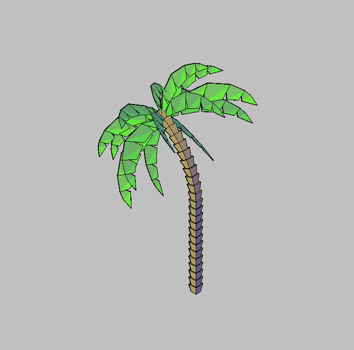 Bloque Autocad Vista de Árbol 21 en 3D